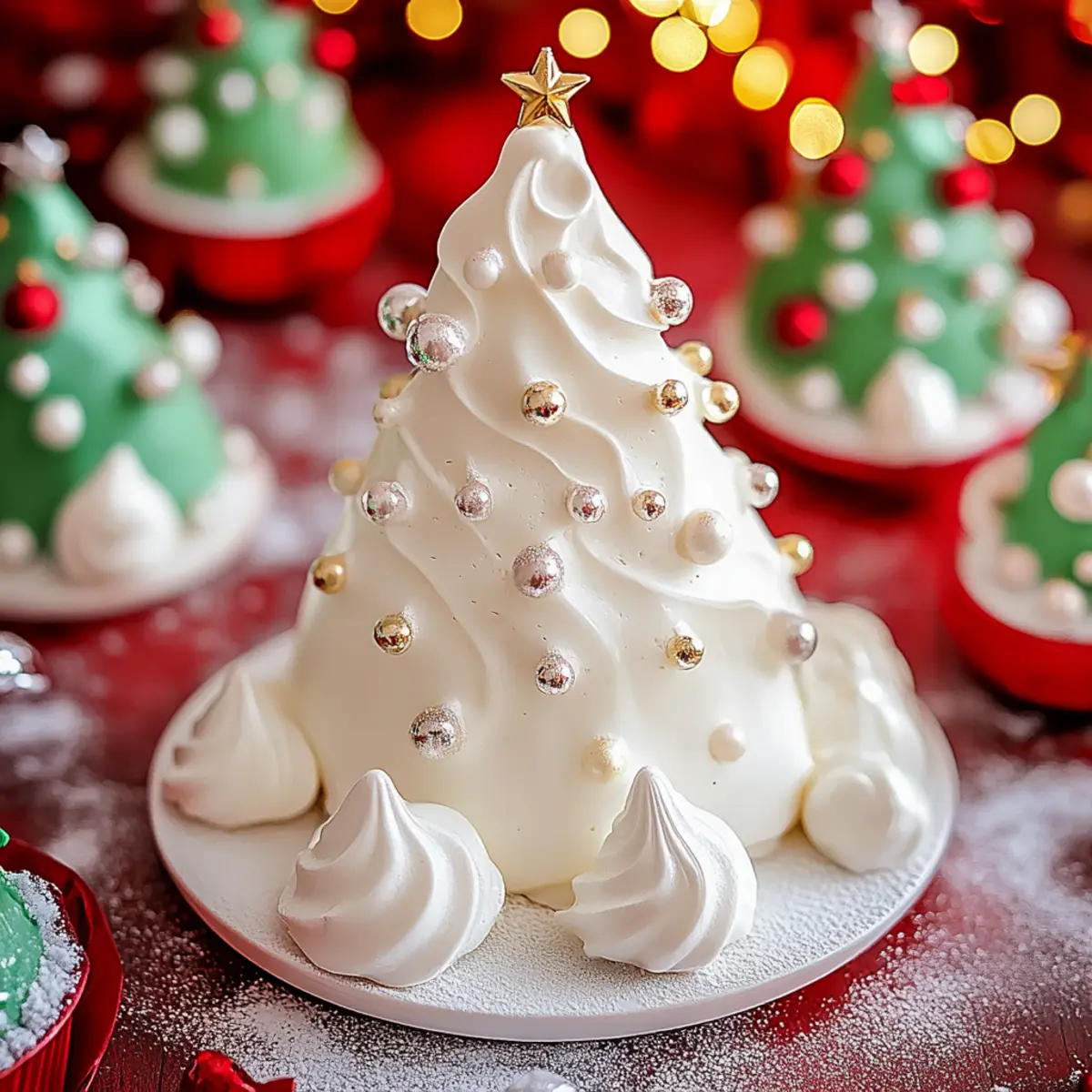 Meringue Christmas Trees