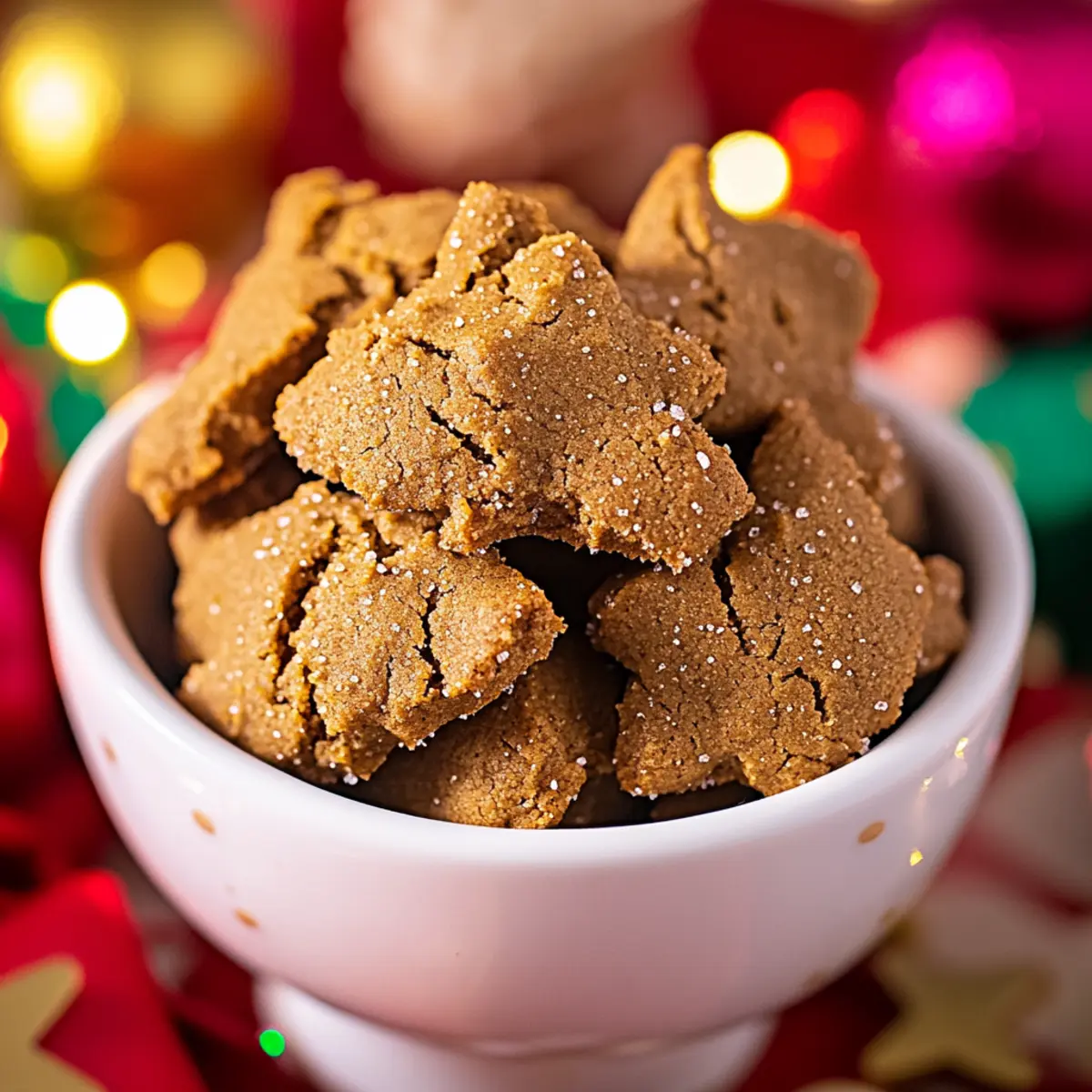 Edible Gingerbread Cookie Dough