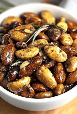 Rosemary Roasted Mixed Nuts