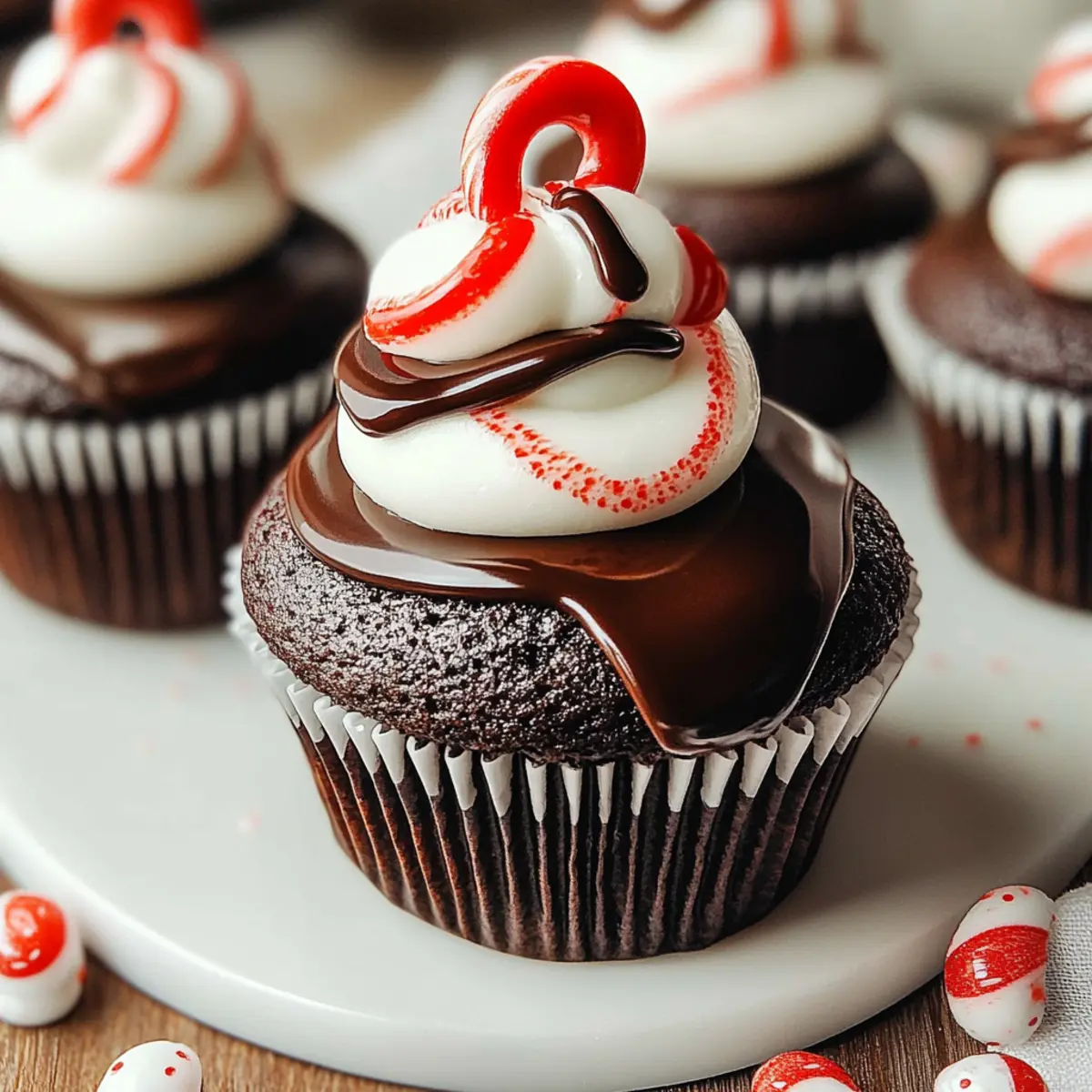 Chocolate Peppermint Cupcakes
