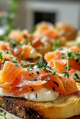 Smoked Salmon Crostini