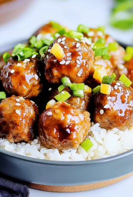 Pineapple Teriyaki Meatballs