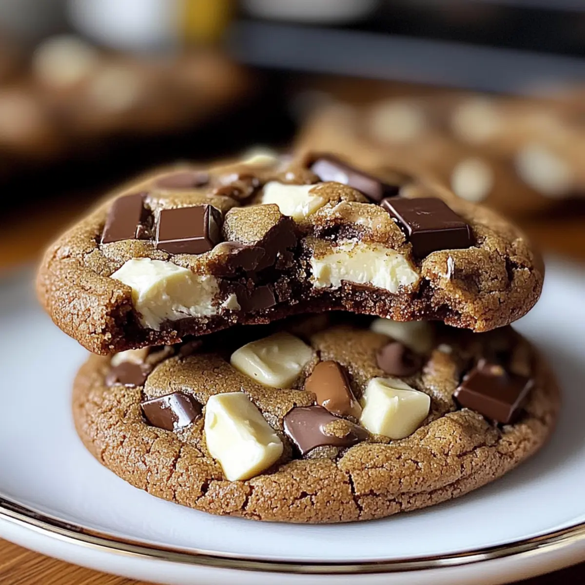 Soft Batch Cream Cheese Chocolate Cookies