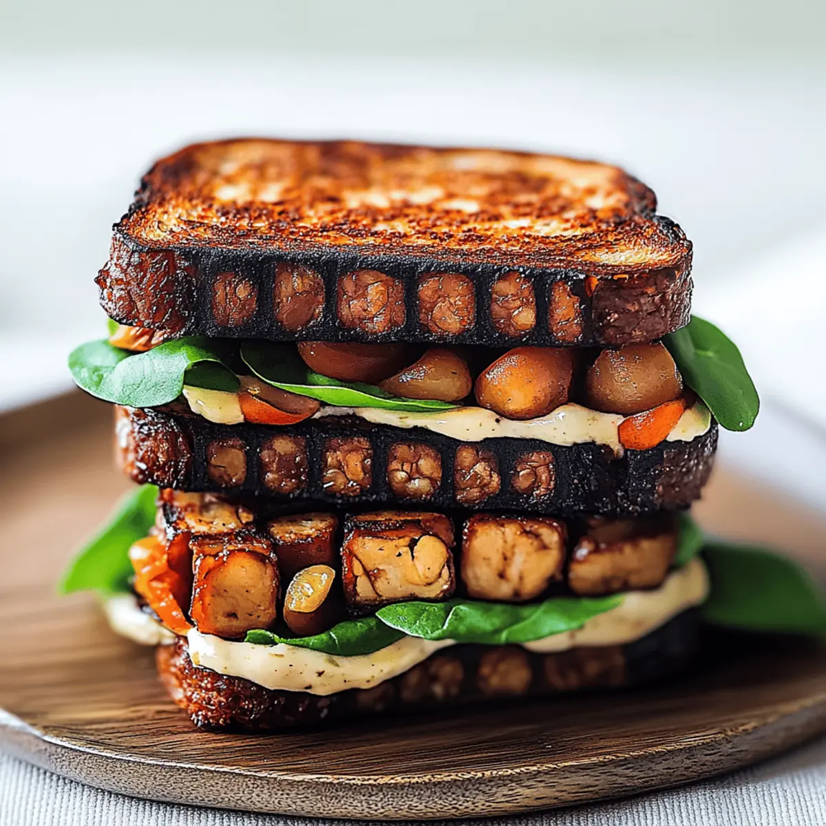 Vegan Tempeh Blt Sandwich