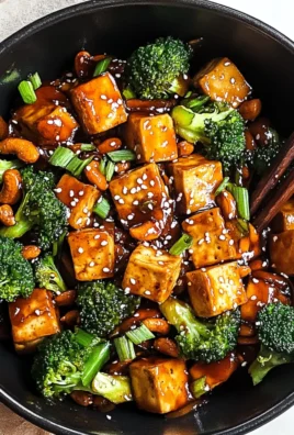 Sweet Soy Tofu & Cashew Stir Fry
