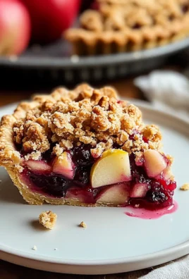 Cranberry Apple Crumble Mini Pies