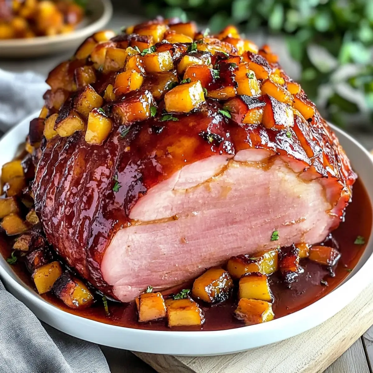 Spicy Mexican Glazed Ham