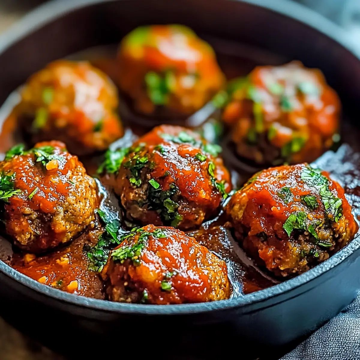 Calabrian Spicy Meatballs