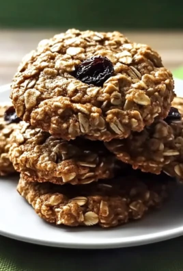 Oatmeal Molasses Raisin Cookies