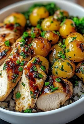 Garlic Glazed Chicken Bowls