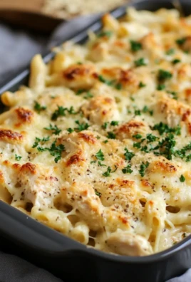 Chicken Alfredo Bake