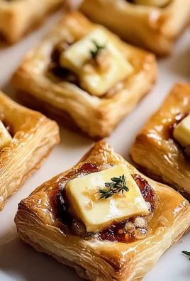Puff Pastry Brie Bites