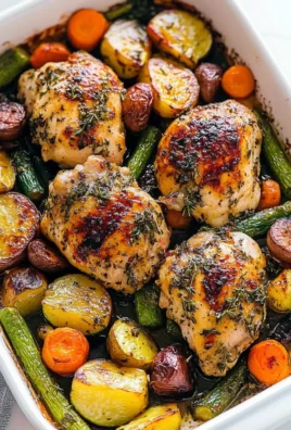 Honey Mustard Sheet Pan Chicken and Veggies