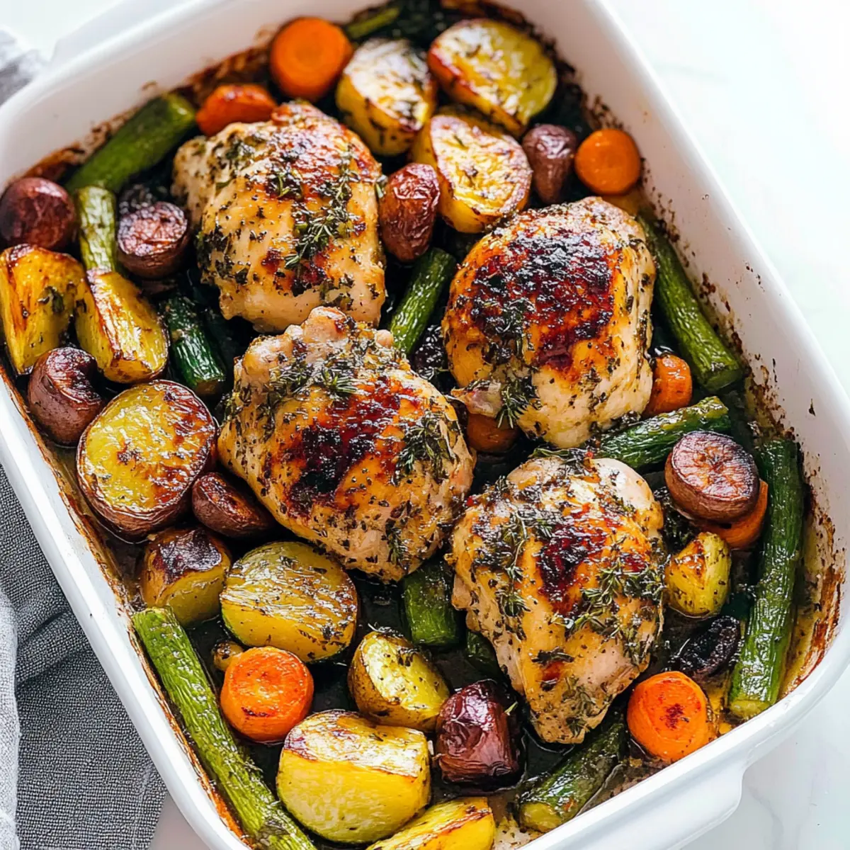 Honey Mustard Sheet Pan Chicken and Veggies