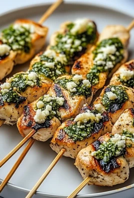 Ranch Garlic Parmesan Chicken Skewers