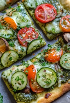 Green Goddess Veggie Pizza