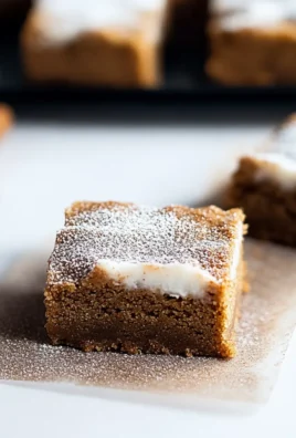 Gingerbread Cinnamon Sugar Blondies