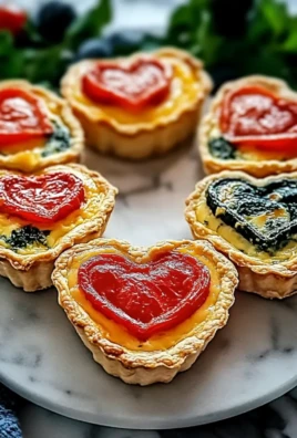 Heart Shaped Quiche