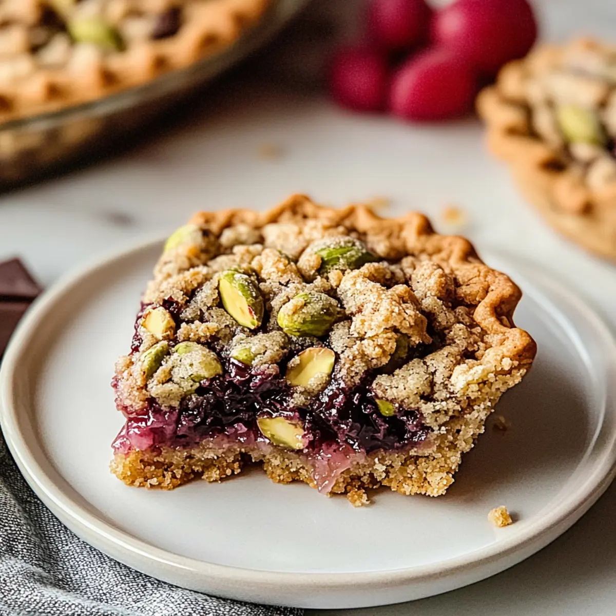 Chewy Pistachio Cookies W/ Dark Chocolate Chunks