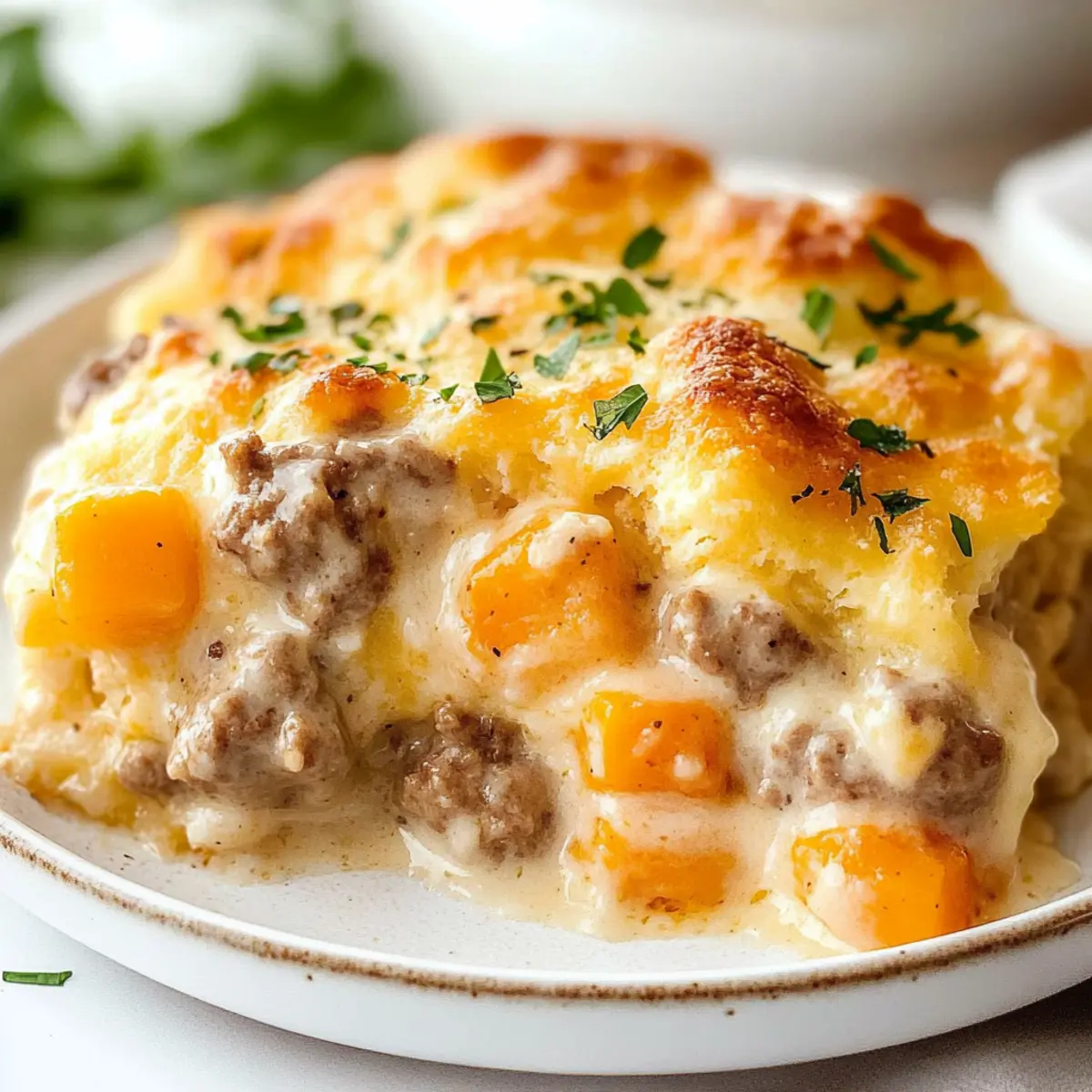 Biscuit Gravy Casserole