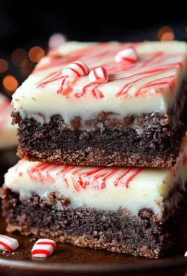 Peppermint Mocha Cake Bars