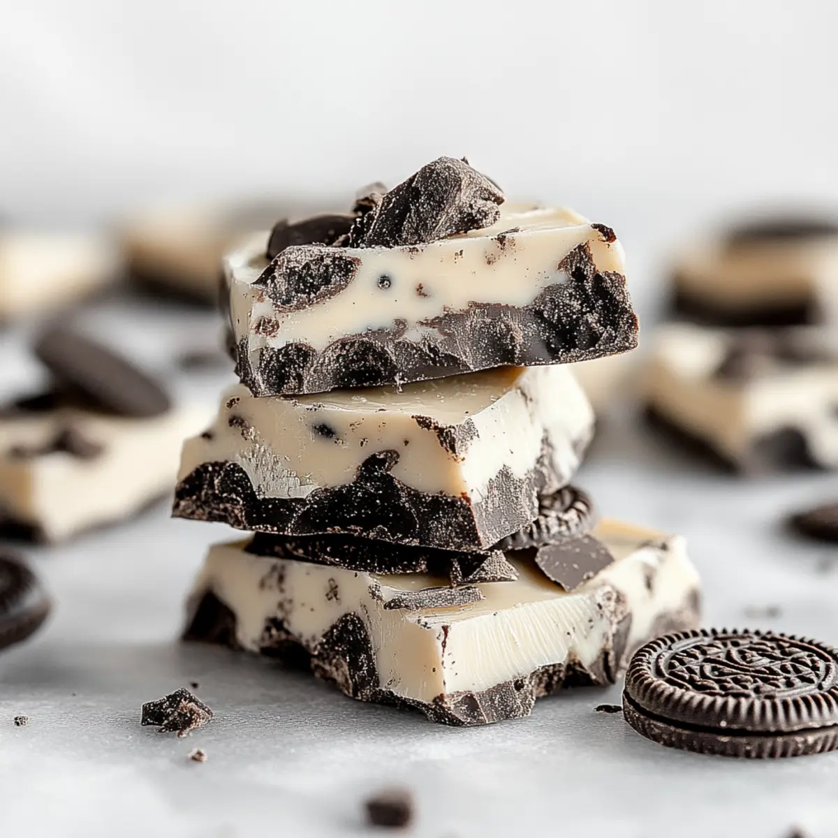 Caramel White Chocolate Oreo Bark