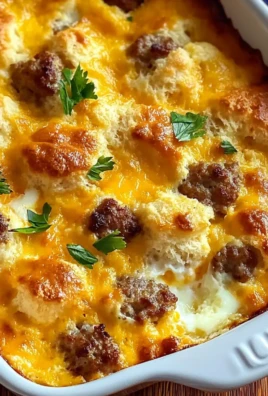 Cheddar Biscuit and Sausage Egg Bake