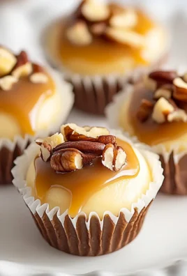 Mini Caramel Pecan Cheesecake Truffles