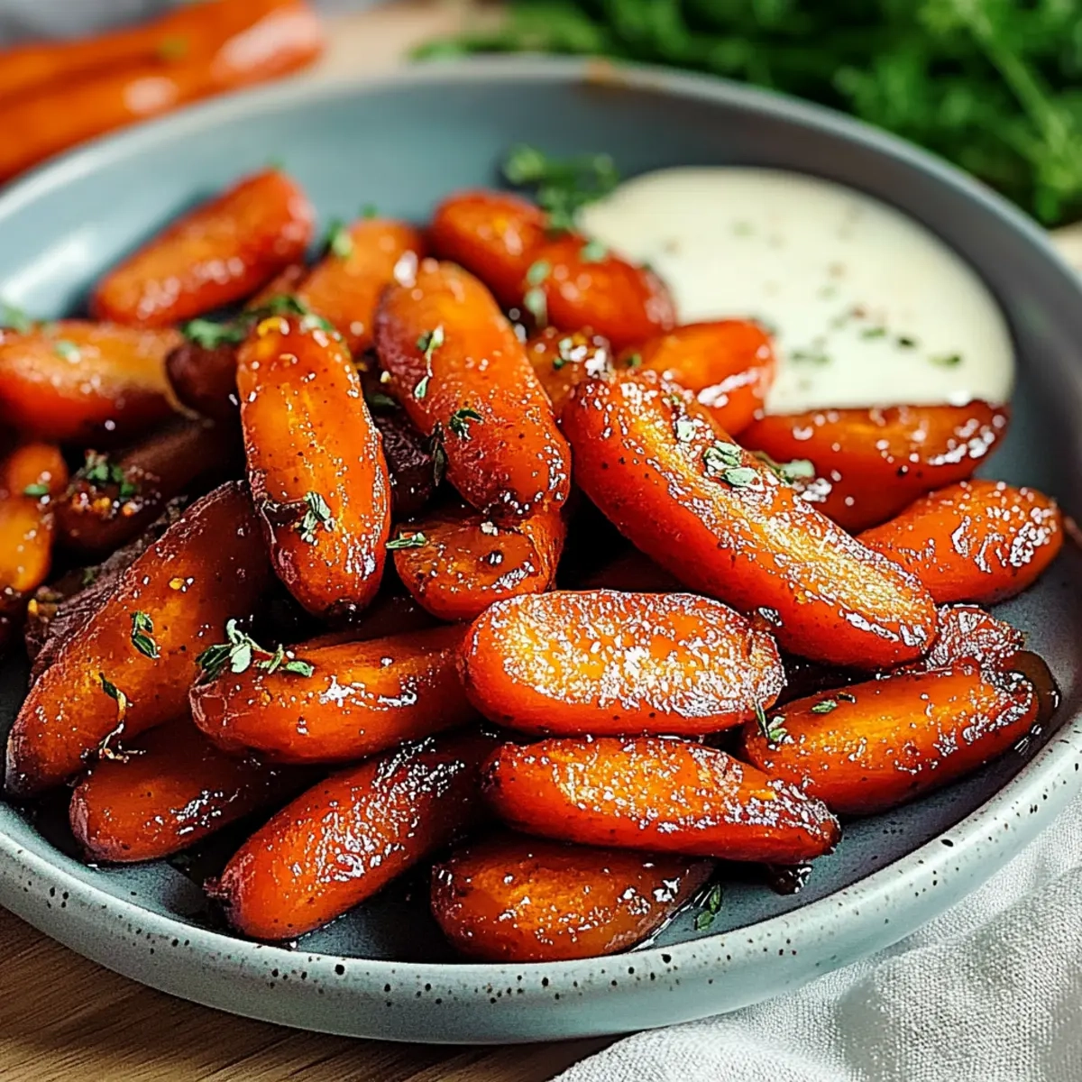 Caramelized Honey Glazed Carrots