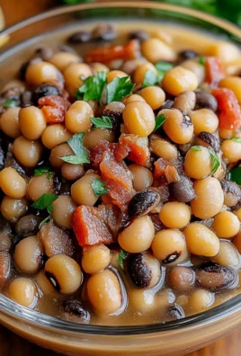 Black Eyed Peas with Beef Bacon
