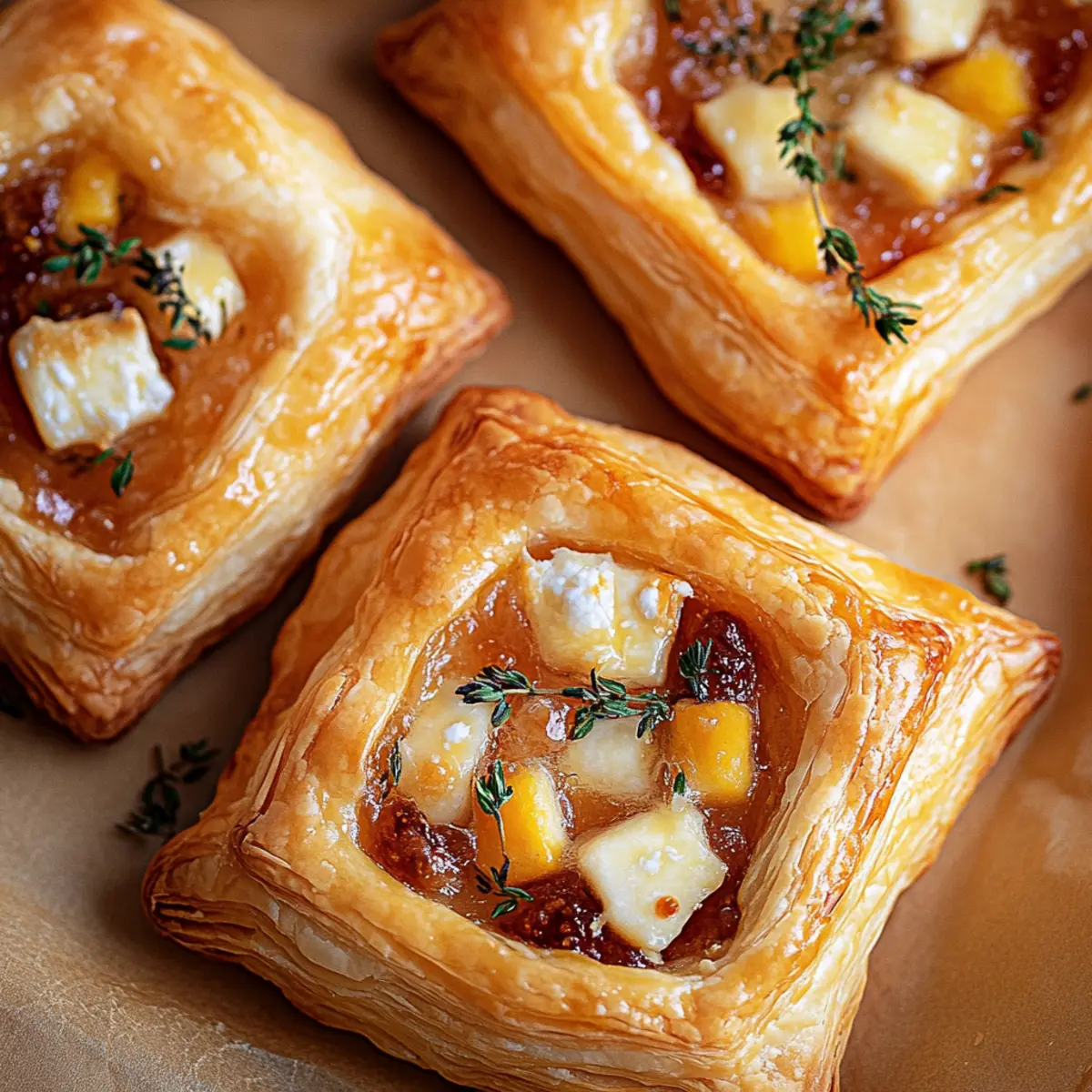 Goat Cheese Puff Pastry