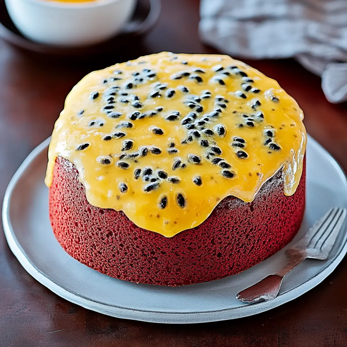 Butter Cake with Passionfruit Butter