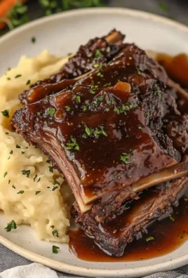 Crockpot Red Wine Short Ribs