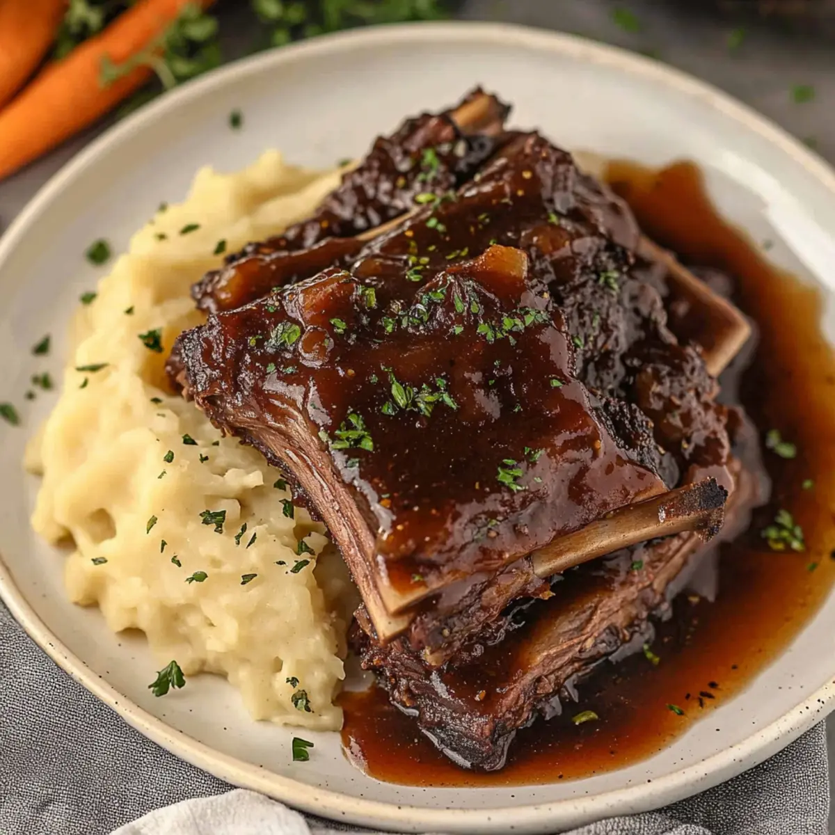 Crockpot Red Wine Short Ribs