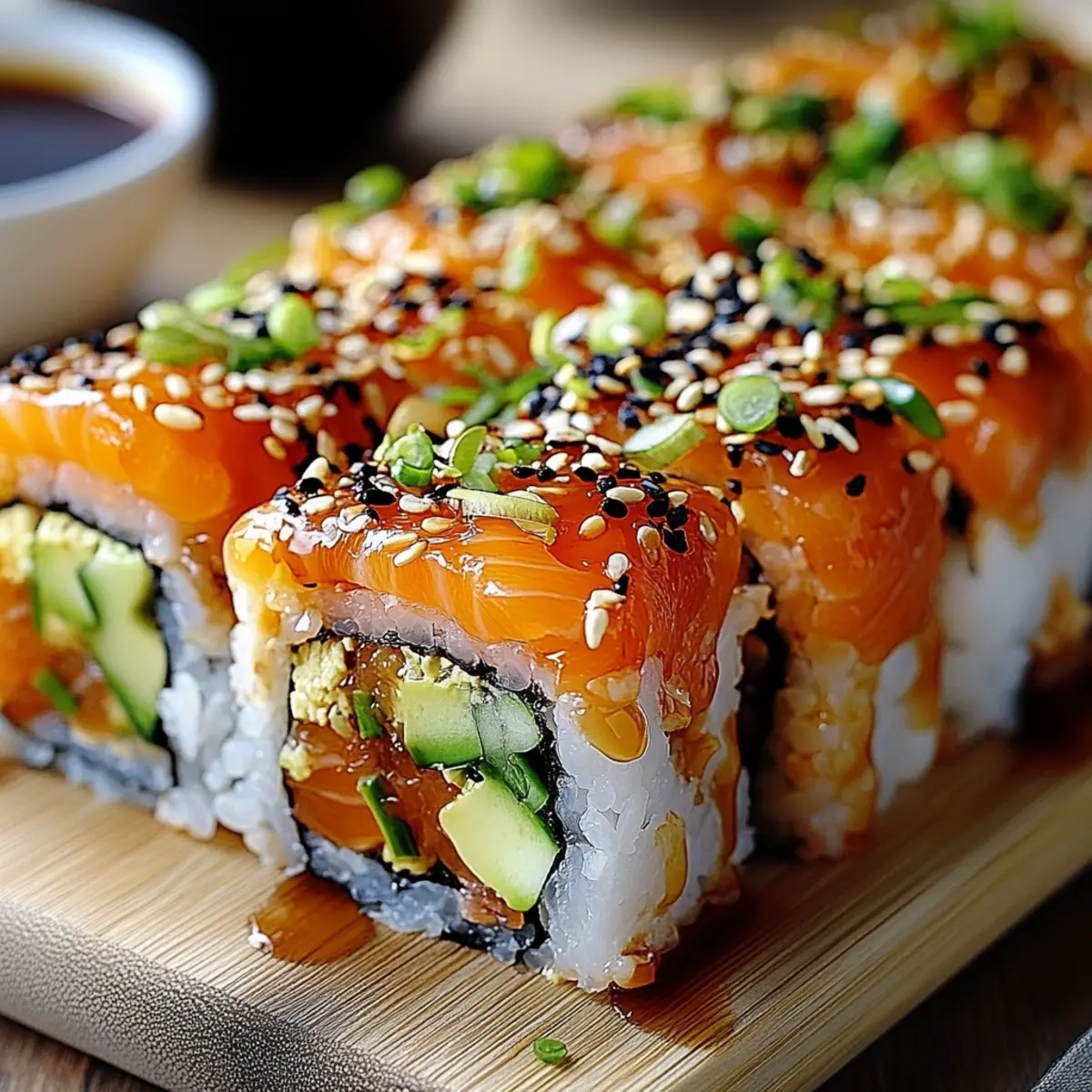 Spicy Salmon Sushi Bake