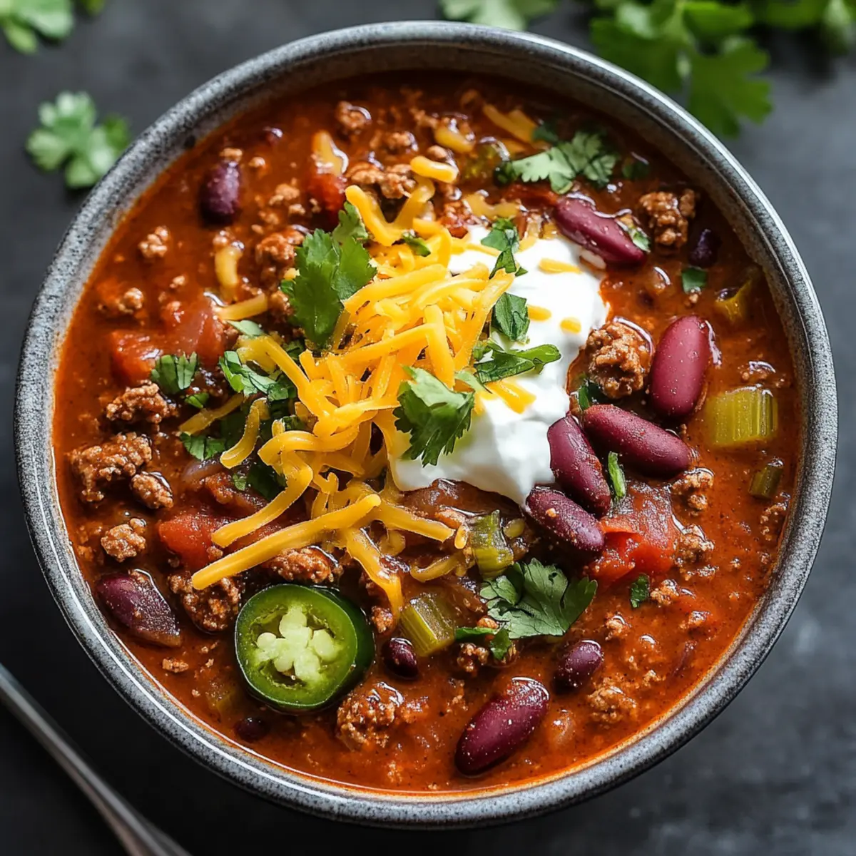 20-Minute Stovetop Chili