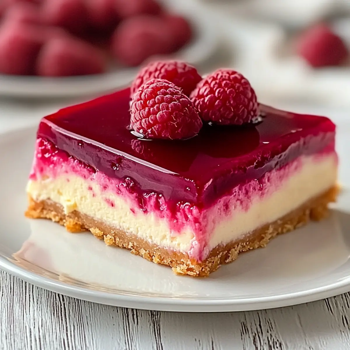 Creamy Raspberry Cheesecake