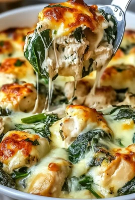 Cheesy Chicken and Spinach Casserole