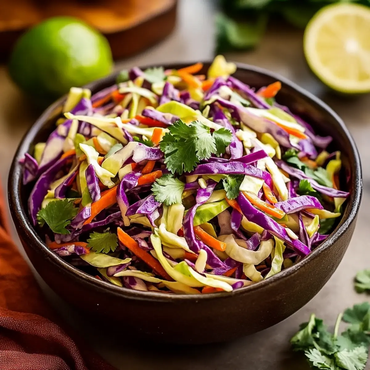 Vegan Mexican Coleslaw