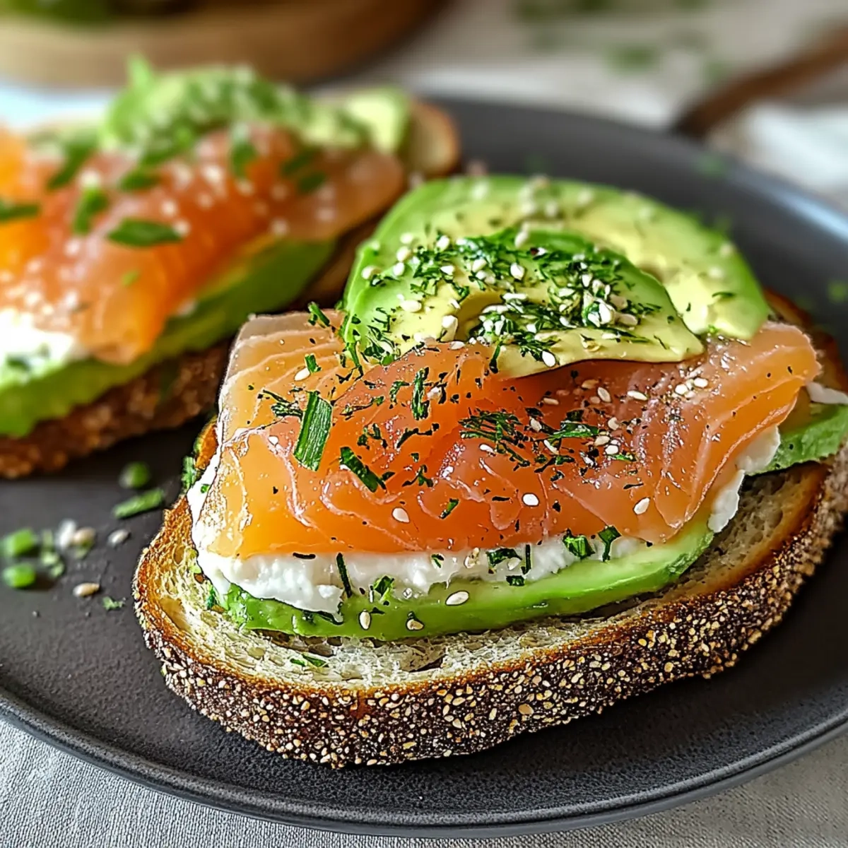 Smoked Salmon Avocado Toast
