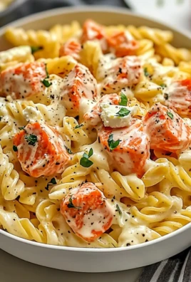 Feta Salmon Pasta