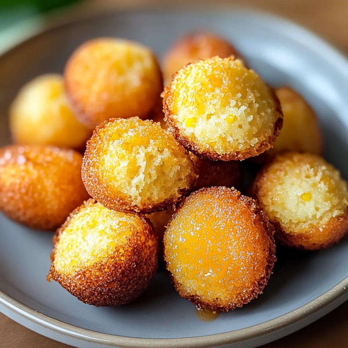 Honey Butter Cornbread Poppers