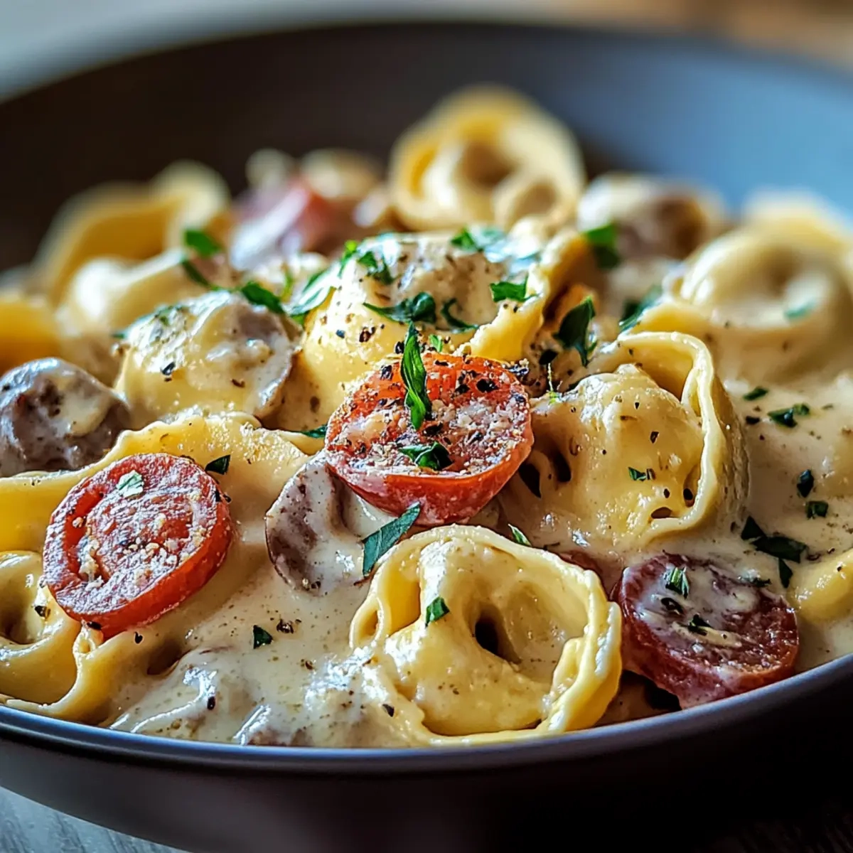 Loaded Cajun Alfredo Tortellini