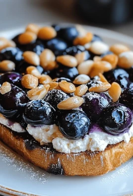Blueberry Cottage Cheese Toast