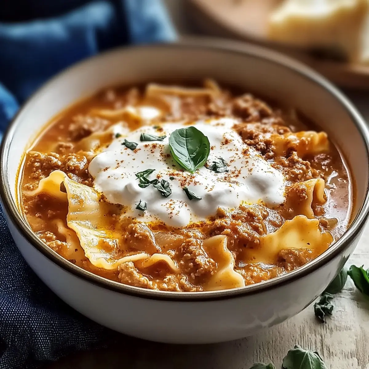 Lasagna Soup
