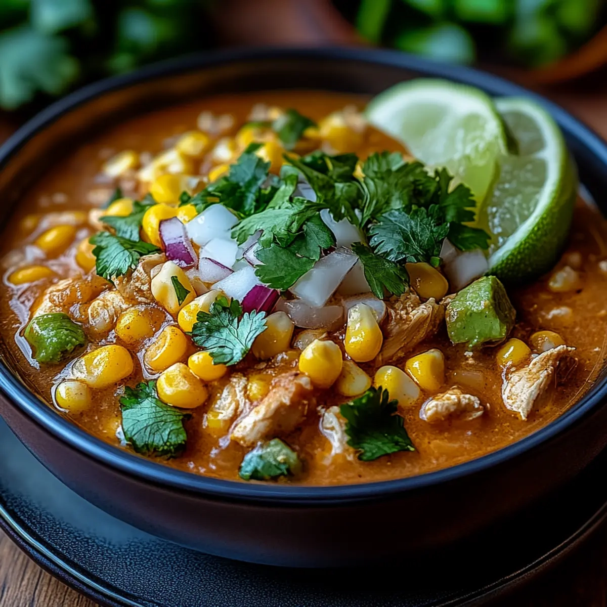 Street Corn Chicken Chili