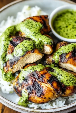 Peruvian Chicken with Green Sauce