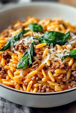 Ground Beef Orzo