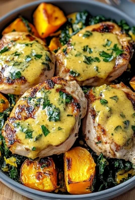 Maple Dijon Chicken & Roasted Sweet Potato Bowls