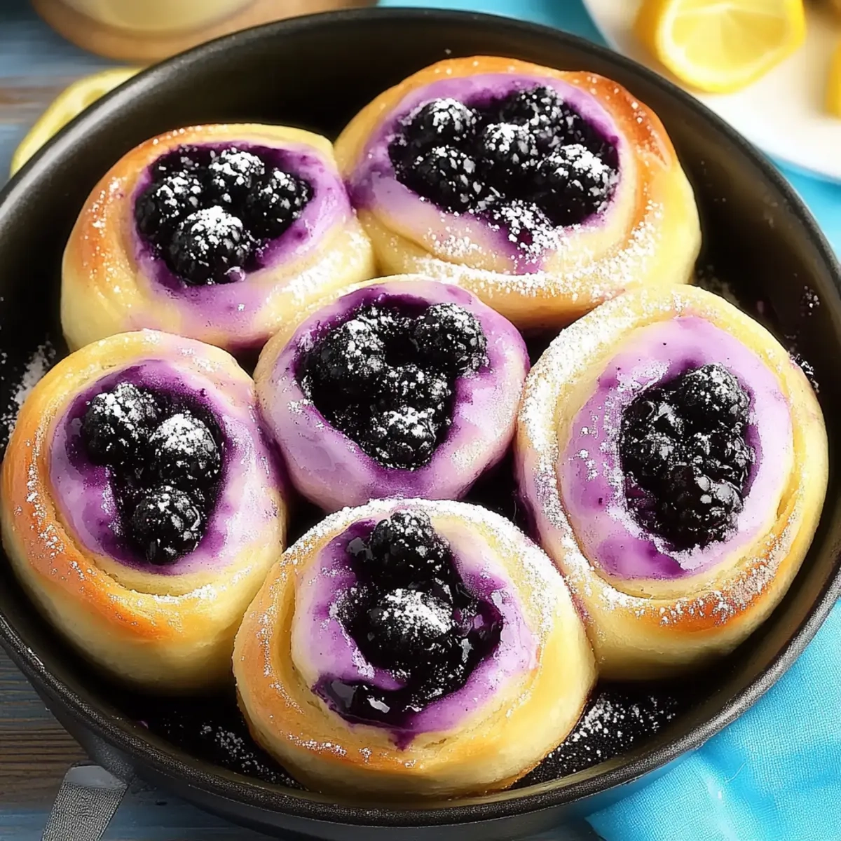 Blackberry Sweet Rolls